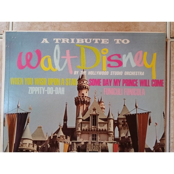 A Tribute to Walt Disney by the Hollywood Studio Orchestra Vinyl LP Record/Album - Picture 2 of 6